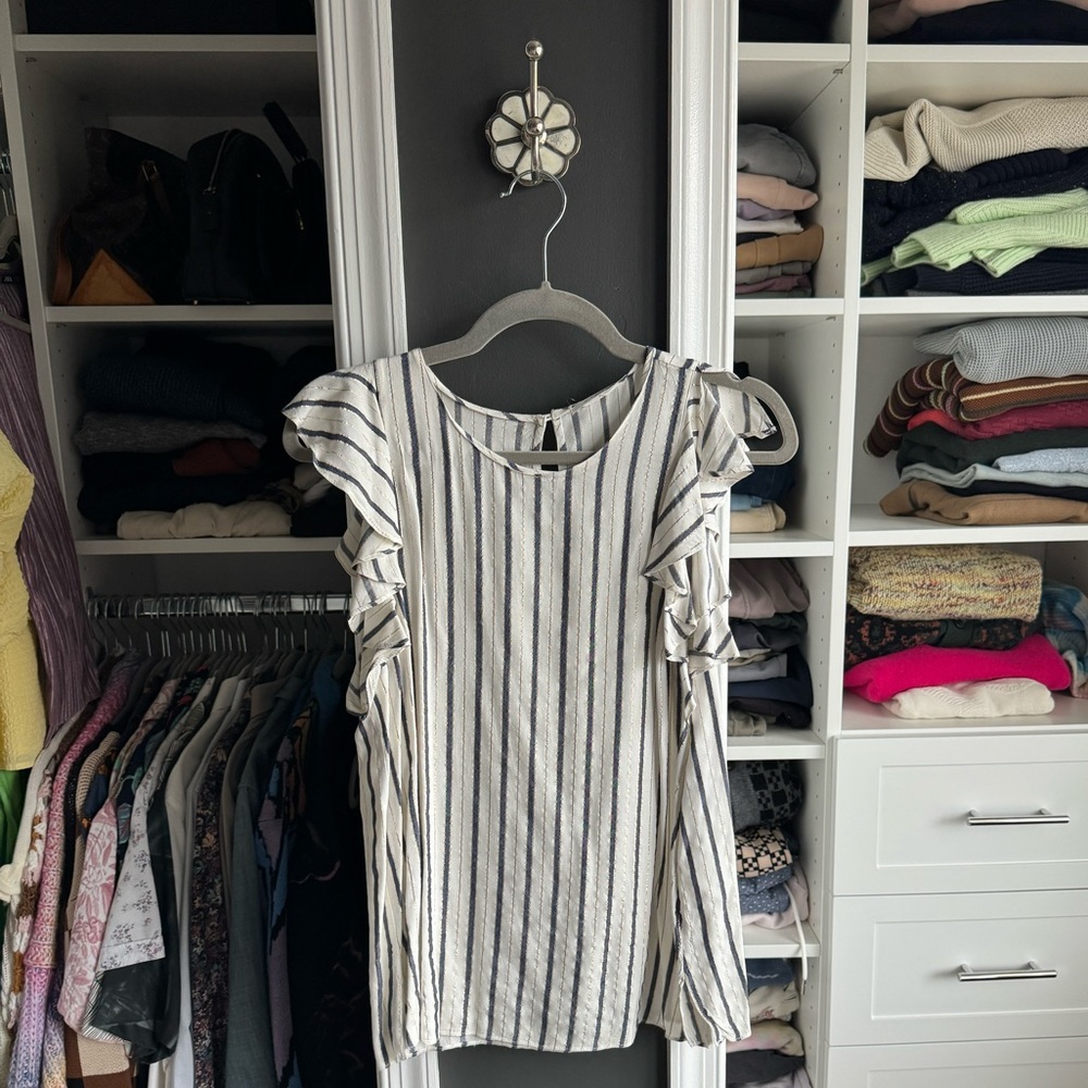 T Tahari nautical blouse - size M
